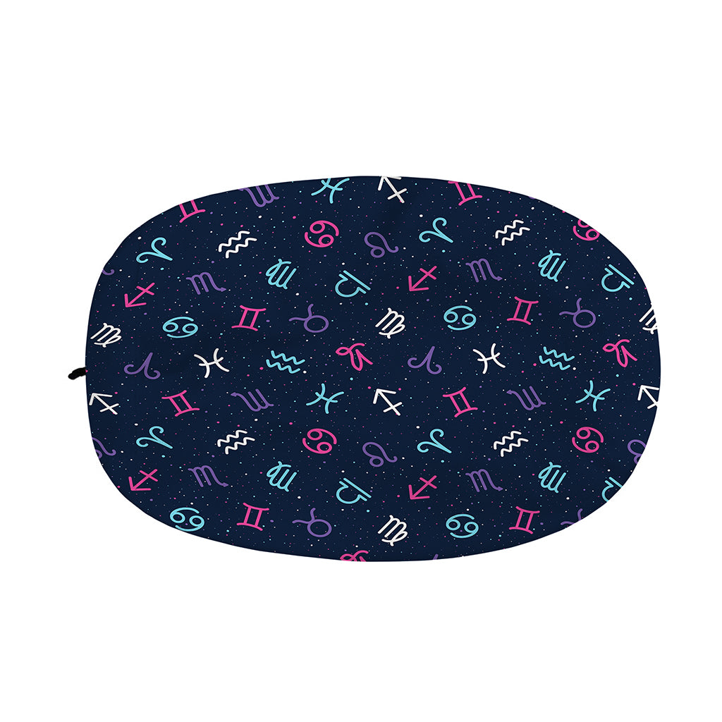 Colorful Zodiac Symbols Pattern Print Car Side Mirror Covers