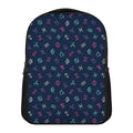 Colorful Zodiac Symbols Pattern Print Casual Backpack