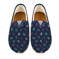 Colorful Zodiac Symbols Pattern Print Casual Shoes