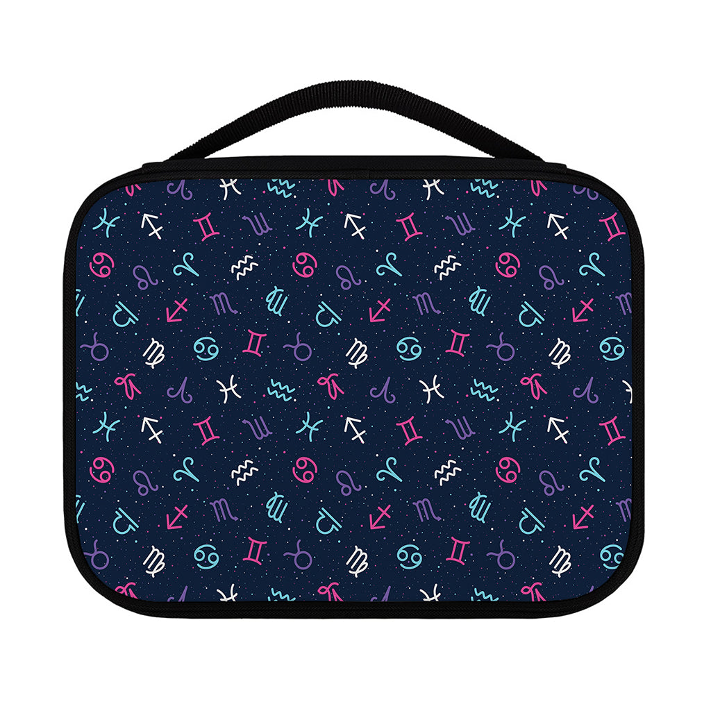 Colorful Zodiac Symbols Pattern Print Classic Bible Case