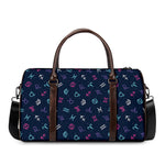 Colorful Zodiac Symbols Pattern Print Duffle Bag
