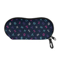 Colorful Zodiac Symbols Pattern Print Glasses Case