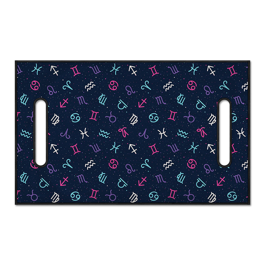 Colorful Zodiac Symbols Pattern Print Golf Cart Seat Cover