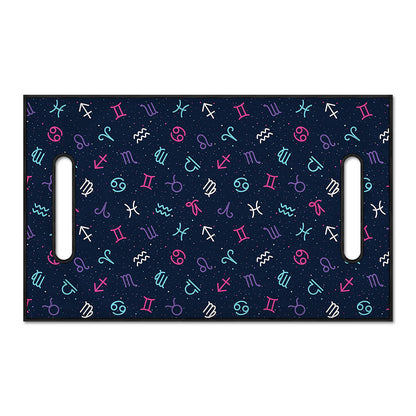Colorful Zodiac Symbols Pattern Print Golf Cart Seat Cover