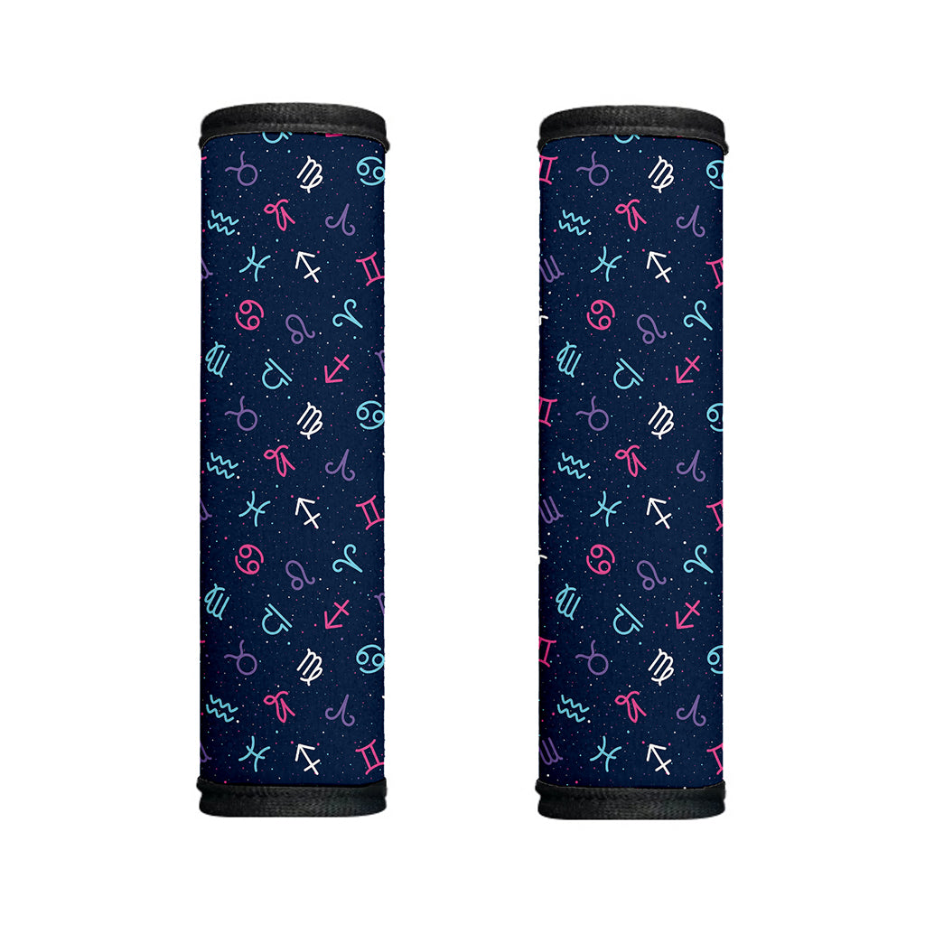 Colorful Zodiac Symbols Pattern Print Handle Covers