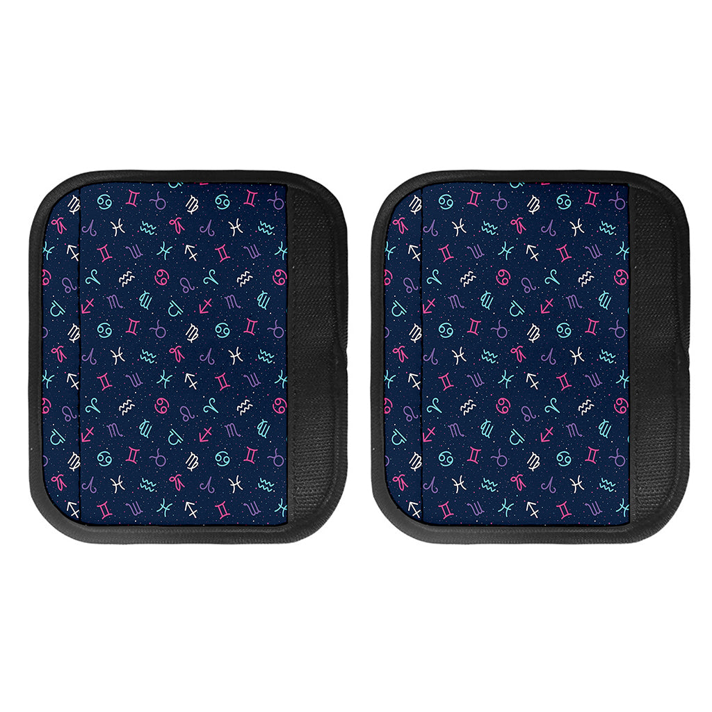 Colorful Zodiac Symbols Pattern Print Handle Covers