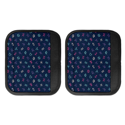 Colorful Zodiac Symbols Pattern Print Handle Covers