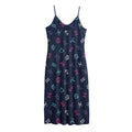 Colorful Zodiac Symbols Pattern Print Jersey Midi Cami Dress