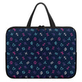 Colorful Zodiac Symbols Pattern Print Laptop Sleeve With Handle