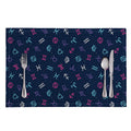 Colorful Zodiac Symbols Pattern Print Placemat
