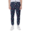 Colorful Zodiac Symbols Pattern Print Joggers