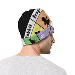 Colourful Chinese Zodiac Wheel Print Beanie