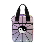 Colourful Chinese Zodiac Wheel Print Bible Tote Bag