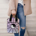 Colourful Chinese Zodiac Wheel Print Bible Tote Bag