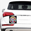 Colourful Chinese Zodiac Wheel Print Car Sticker