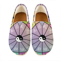 Colourful Chinese Zodiac Wheel Print Casual Shoes