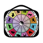 Colourful Chinese Zodiac Wheel Print Classic Bible Case