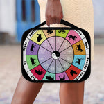 Colourful Chinese Zodiac Wheel Print Classic Bible Case