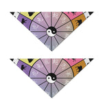 Colourful Chinese Zodiac Wheel Print Dog Bandana