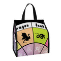 Colourful Chinese Zodiac Wheel Print Insulated Lunch Tote