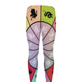 Colourful Chinese Zodiac Wheel Print Men's Leggings