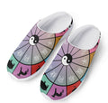 Colourful Chinese Zodiac Wheel Print Mesh Casual Shoes