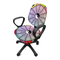 Colourful Chinese Zodiac Wheel Print Office Chair Cover