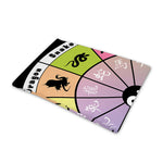 Colourful Chinese Zodiac Wheel Print Pet Cooling Mat Cover