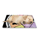Colourful Chinese Zodiac Wheel Print Pet Cooling Mat Cover