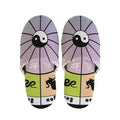 Colourful Chinese Zodiac Wheel Print Slippers