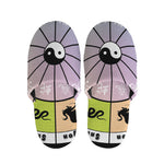 Colourful Chinese Zodiac Wheel Print Slippers