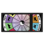 Colourful Chinese Zodiac Wheel Print Trifold Wallet