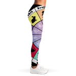 Colourful Chinese Zodiac Wheel Print Women's Leggings