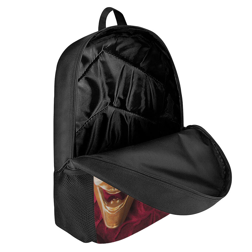 Comedy And Tragedy Theater Masks Print 17 Inch Backpack