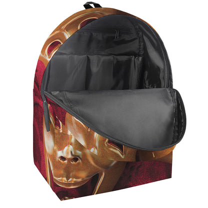 Comedy And Tragedy Theater Masks Print Backpack
