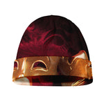 Comedy And Tragedy Theater Masks Print Beanie