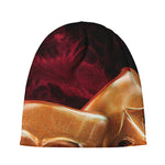 Comedy And Tragedy Theater Masks Print Beanie