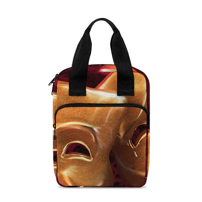 Comedy And Tragedy Theater Masks Print Bible Tote Bag