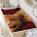 Comedy And Tragedy Theater Masks Print Changing Pad Cover