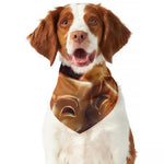Comedy And Tragedy Theater Masks Print Dog Bandana