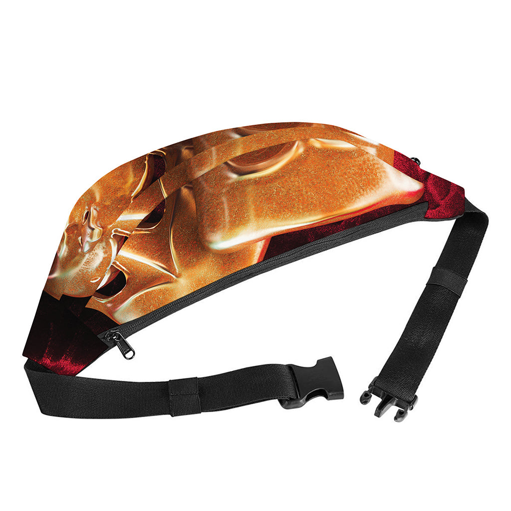 Comedy And Tragedy Theater Masks Print Fanny Pack