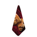 Comedy And Tragedy Theater Masks Print Hand Towel