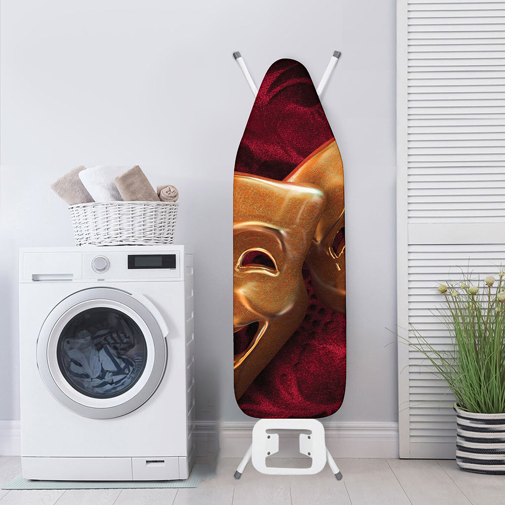 Comedy And Tragedy Theater Masks Print Ironing Board Cover
