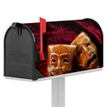 Comedy And Tragedy Theater Masks Print Mailbox Cover