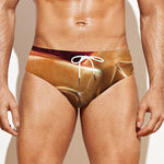 Comedy And Tragedy Theater Masks Print Men's Swim Briefs