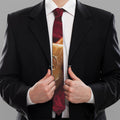 Comedy And Tragedy Theater Masks Print Necktie
