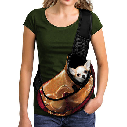 Comedy And Tragedy Theater Masks Print Pet Sling Carrier