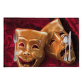 Comedy And Tragedy Theater Masks Print Placemat