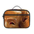 Comedy And Tragedy Theater Masks Print Portable Lunch Bag