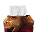 Comedy And Tragedy Theater Masks Print Rectangle Tissue Box Cover